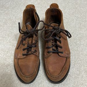 Eastland Brown Leather Ankle Boots